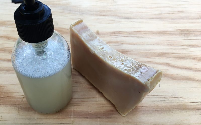 How to make liquid soap from a soap bar Natural Nerd Free DIY