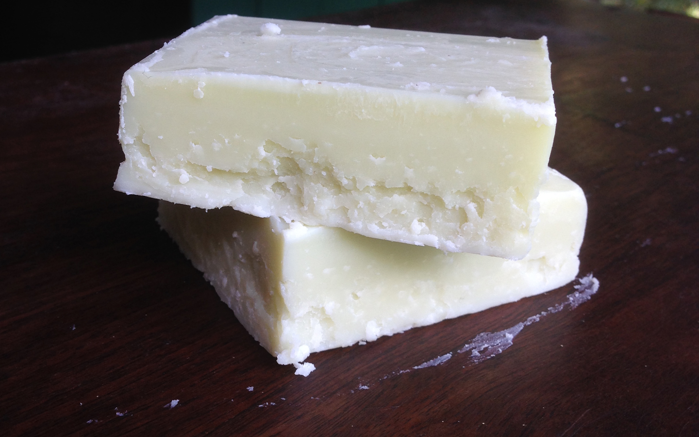 recipe image: natural soap bar for beginners cut
